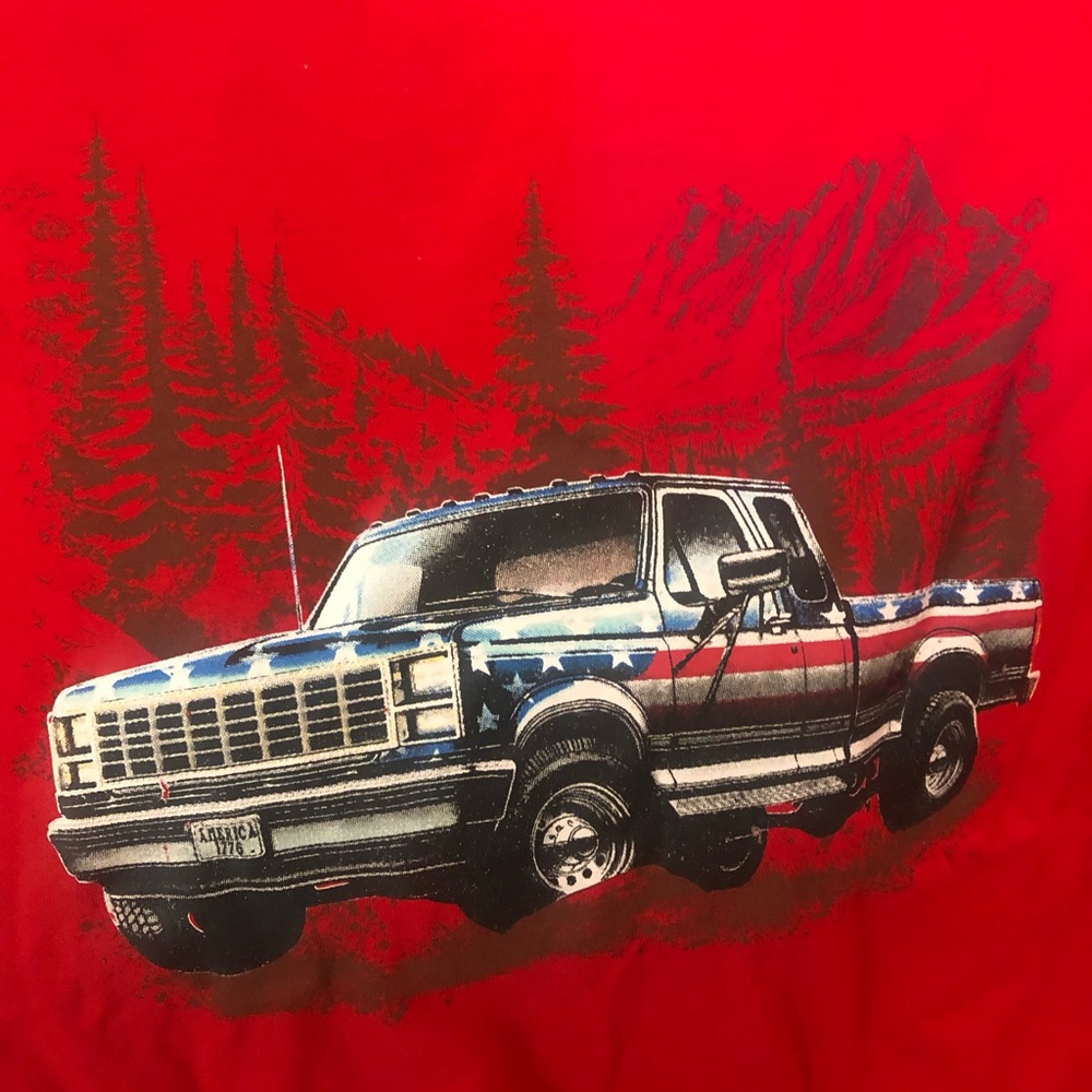Set of 2 new Patriotic men’s T-Shirts - Red, White, and Blue. size 3XL